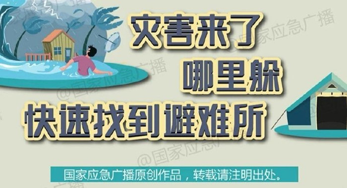 災(zāi)害來了哪里躲？快速找到應(yīng)急避難所700