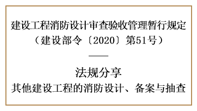 關(guān)于其他建設(shè)工程的消防設(shè)計(jì)、備案與抽查詳情-四川國晉消防分享